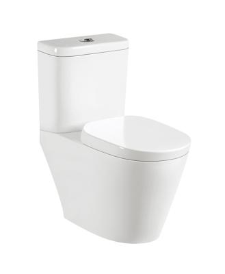 중국 New Style Farmhouse Ceramic Bathroom Sanitary Ware Side Flush Two Piece Toilet 판매용