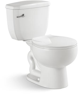 China Modern Bathroom Wc Siphonic S Trap Two Piece Ceramic Sanitary Ware Toilet Bowl for sale