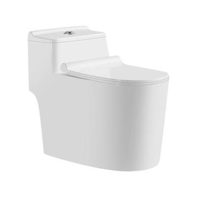 China Modern European Bathroom Ware Sanitary Ceramic One Piece Toilets Siphon WC Ceramic Toilet Bowl en venta