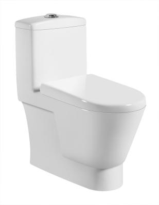 China White Ceramic Toilet Bowl Inodoro S Hotel WC Bathroom One Piece Modern Flush Modern Sanitary Ware Double Trap Siphonic Bathroom Toilet for sale