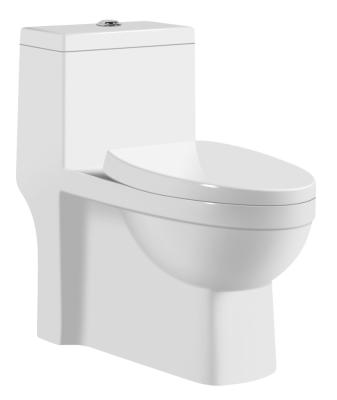 中国 WC Modern 1 Piece Floor Standing Toilet Siphonic Toilet Sanitary Ceramic Commode Bathroom Hotel Ware Equipment 販売のため