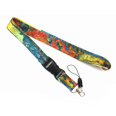 China Durable Normal Waist Vegas Volt Lanyard With Thumb Trigger Hook Sublimation Rubber Lanyard Key Chain for sale