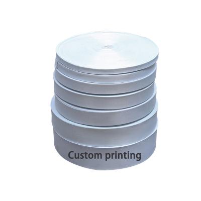 China White Lanyard For Printing Blank Lanyard Webbing In Rolls Polyester Material For Custom Logo Design Sublimation Printing Cheap Price for sale