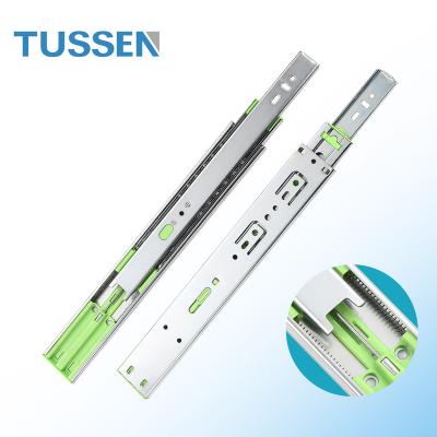 China OEM ODM 18 Inch 450MM Soft Narrow Drawer Slide Corredica 45mm Modern Telescopic Full Cabinet Extension for sale