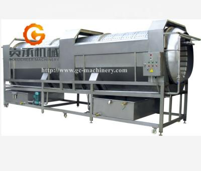 China High Efficiency Automatic Fruit Drum Washer Apple Ginger Brush Recycle Rolling Washing Cleaning Processing Line For Carrot Mango for sale