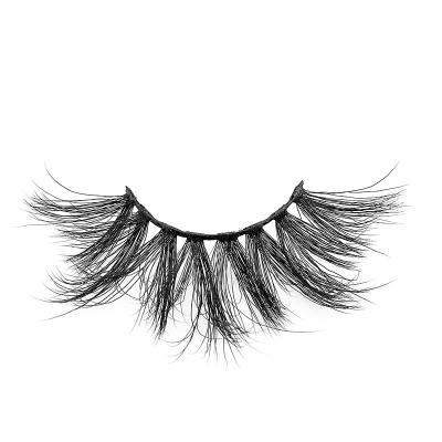 China Eco-Friendly 5D Mink Eyelash Vendors With Private Label 25mm Natural Fluffy for sale