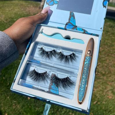 China Natural Soft Eyelash Beauty Silk Lashes Korean Supplies Custom Faux Mink 3d Soft Silk Eyelashes for sale