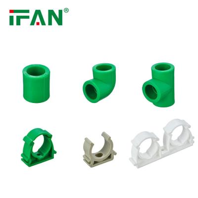 China Ifan Supply Raw Materials UAE Dubai PPR Full Quality Easily Assembled Natural Variety Imported Plastic Pipe And Fittings for sale