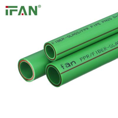 China High Strength Pressure Resistance Ifan Plumbing Materials Pipe PN20/25 20-125mm PPR Plastic Fiberglass Expanded Pipe For Water Supply for sale