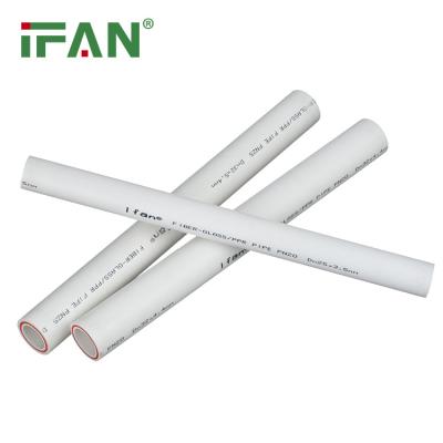 China High Strength Pressure Resistance Ifan Plumbing Materials Pipe PN20/25 20-110mm PPR Plastic Fiberglass Expanded Pipe For Water Supply for sale