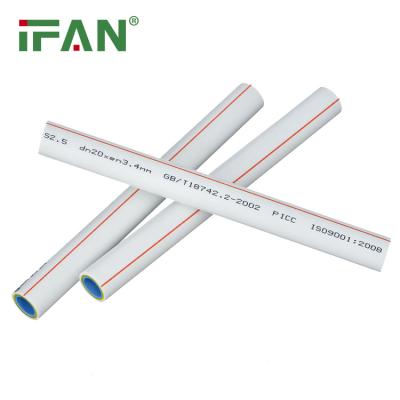 China High Strength Pressure Resistance Ifan fll New Next Size PPR Pipes Nano Antibacterial Plastic Tube Pipe for sale