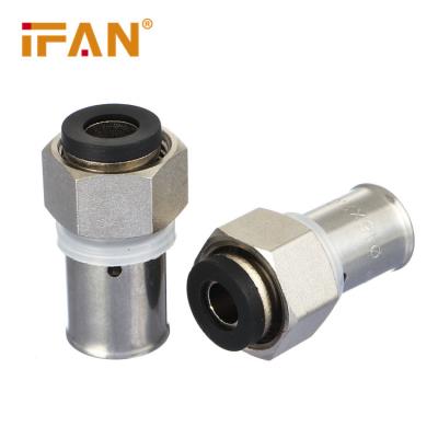 China Pipe Lines Connect Professional Brass Galvanized Pipe Accessories Unions Pex Pipe Fittings Press Fitting From Ifan Manufacturer for sale