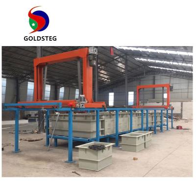 China Tin electroplating electroplating equipment, semi manual hanger electroplating line for sale