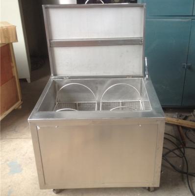 China Large Industrial Ultrasound Bath Tank Ultrasonic Cleaning Machine With Baskets For Remove Oil Degreaser 100 for sale