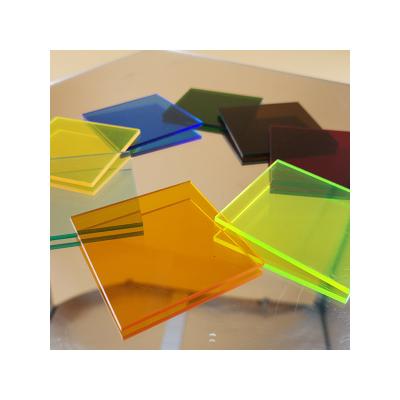 China PMMA Acrylic Color And Clear Acrylic / Color And Transparent Acrylic PMMA Sheet Plastic for sale