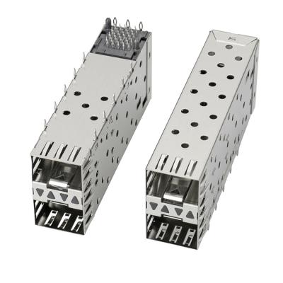 China Automotive Fine Quality SFP 2x1 Cage And Connector With Lightweight Hose SFP Connector for sale