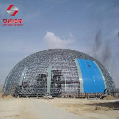 China Steel Structure Space Frame Space Frame Coal Storage Shed For Coal Firepower Plant for sale