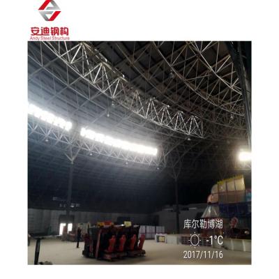 China Space frame dome storage shed structural roofing roof structure space frame dome steel structure roof shed building for sale