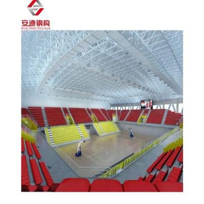 China Space Frame Steel Structure Basketball Gym/Structural Covering Hall Stadium/Space Frame Roofing Stadium Courtyard for sale