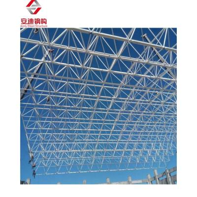 China Structural Roofing Space Frame Roof Structures Large Gauge Space Frame Steel Structure Prefab Roofing for sale