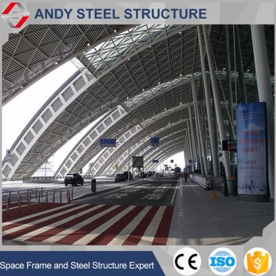 China Prefabricated Structural Roofing Steel Frame Arch Truss Roofing Steel Roof For Airport Terminal for sale