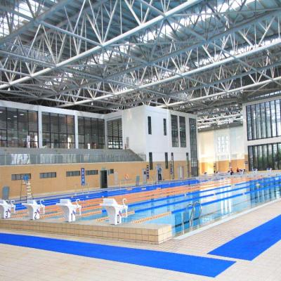 China Prefabricated steel truss steel truss for swimming pool truss roof cover for sale