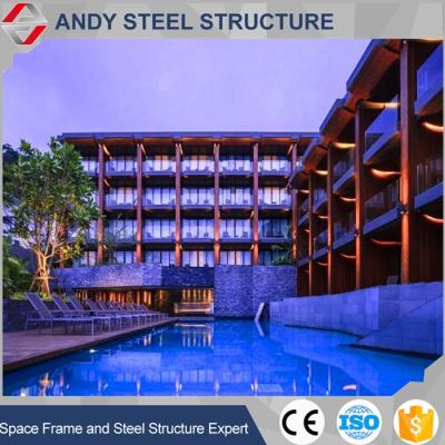 China Low Cost Steel Structure Structural Roofing Multi Storey Prefab Hotel for sale