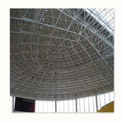 China Prefab steel structural roof frame fabrication building space steel roof construction space frame fabrication steel supplier for sale