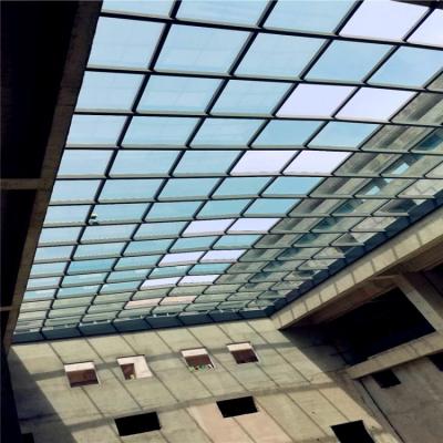 China Steel frame roof skylight steel frame roof skylight building with skylight roof glass cover for sale