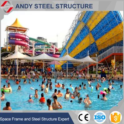 China Airports Water Park Building With Steel Space Grid Frame Structure for sale