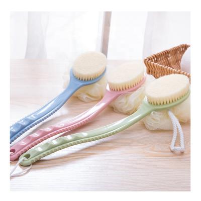 China Vendor Supply Long Handle Plastic Long Handle Bath Brushes Scrub Exfoliator Bath Brushes For Body for sale