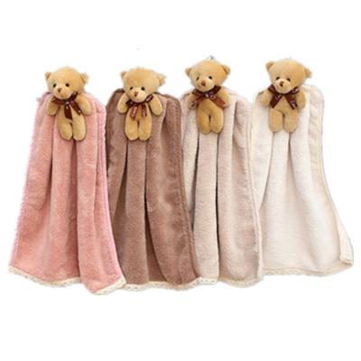 China Disposable Household Hand Towels Bathroom Hand Towels Kitchen Hanging Cute Cartoon Hand Towels for sale