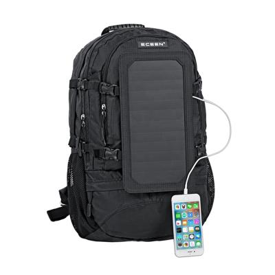 China Solar Panel Movable 7 Watt Fast Solar Backpack Charger 2 Year Warranty Powers Phones Including USB for sale