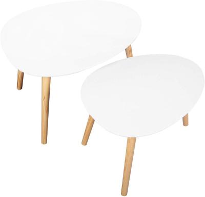 China Coffee Table Nesting Tables End Tables Set Of 2 For Living Room for sale