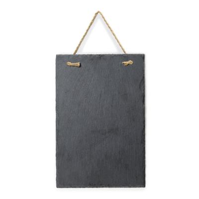 China Frameless Modern Vintage Slate Chalkboard Sign Board Art for sale