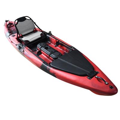 China Sit on Top Luxury Seat or Aluminum Seat Ocean 3.95m Rotomolded Electric Fishing Kayak for sale