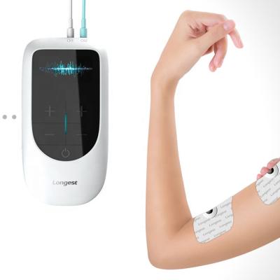 China Ten Modes Pain Relief 2 Modes Nmes Electrotherapy Device Pain Relief Physiotherapy Portable Muscle Stimulator for sale