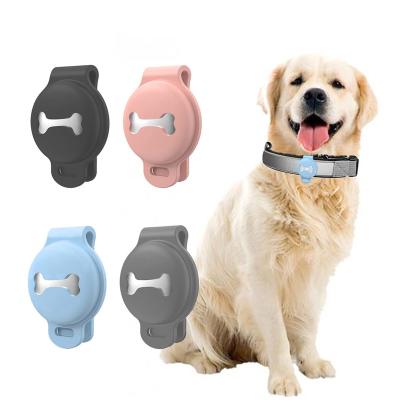 China Protective Shockproof Silicone Case Compatible Cover For Cat Pet Collar Airtag Case Dog Airtag GPS Tracker Holder for sale