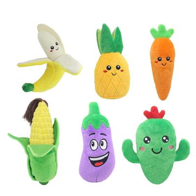 China Six Sustainable Dog Chewing Training Toy Durable Dog Chewing Training Cute Toys Plant Shape Optional for sale