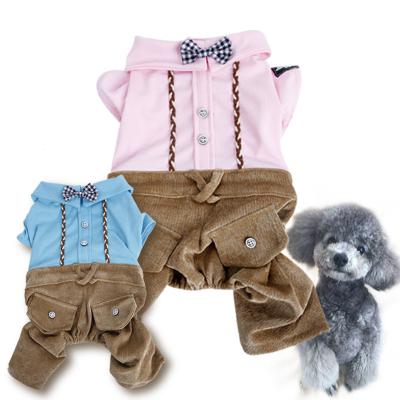 China Viable Hot Sale Winter Autumn PetClothes Dog Jumper Factory Pet Jumpsuit Dog Apparel for sale