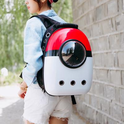 China Breathable Puppy Cat Bubble Pet Carrier Backpack Viable Pet Backpack Cage Travel Capsule Space Mochilas Para Mascotas for sale