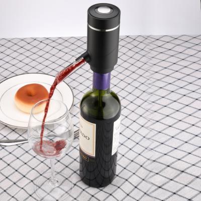 China Sustainable Barware Wine Accessory Smart Rechargeable Electric Wine Aerator Pourer Dispenser for sale