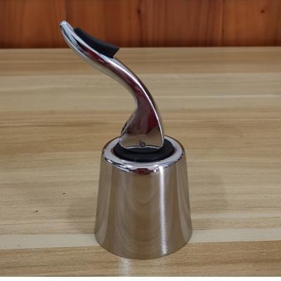 China Sustainable Factory Sell Stainless Steel Red Wine Sparkling Plug Champagne Stopper for sale