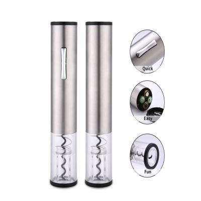 China Automatic Electric Opener Viable New Design Dry Battery Bottle Wine Bottle Opener Pour Wine Blush En Battery for sale