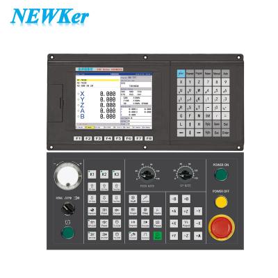 China NEWKer 5 Axis Or 4Axis CNC Controller 3 Axis CNC Kit Similar With GSK CNC Controller PLC Macro Program for sale