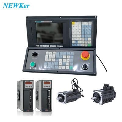 China cheap cnc controller 2 axis cnc controller price with servo motor similar as fanuc cnc controller for lathe and milling machine en venta