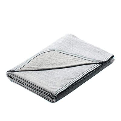 China Super Soft Cooling Blanket Twin Size With Double Sided Design Absorb Body Heat Lightweight Soft Cold Blanket for sale