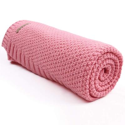 China Soft and comfortable goods knit mini baby blankets wholesale baby blanket best selling product quality outdoor warm popular baby blanket for sale