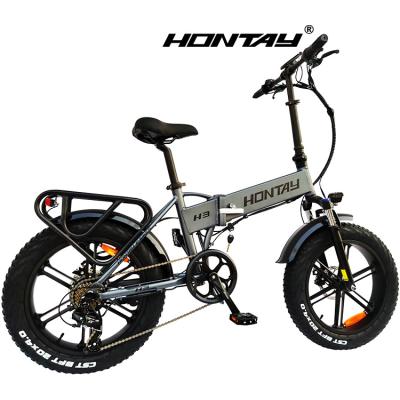 China 6061 Aluminum Alloy buy 20inch 750w 48v moped pedal assist fat tire foldable folding mtb ebike electric mountain bike for sale for sale