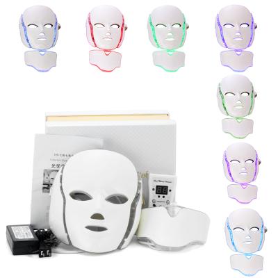 China Pigment Removal New Delivery Facial Home Use Anti Aging LED Light Therapy Red Light Therapy 7Color LED Mask for sale